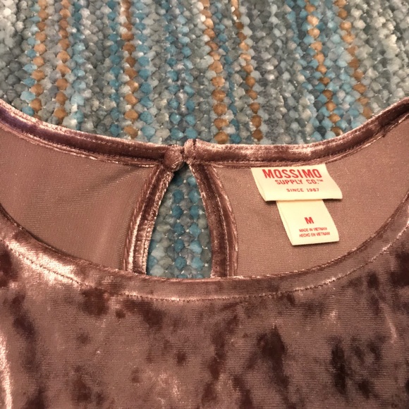 HP!🎉 Mossimo Supply Company Purple Velvet Dress - Picture 4 of 5